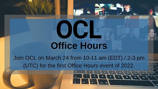 Twitter Block of OCL Office Hours