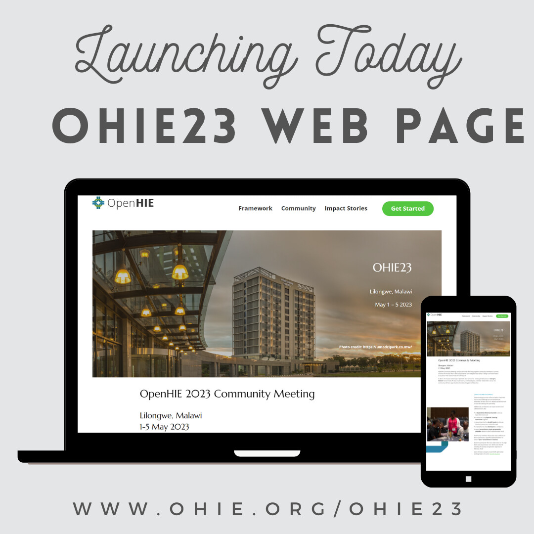 OHIE23 Website Launch